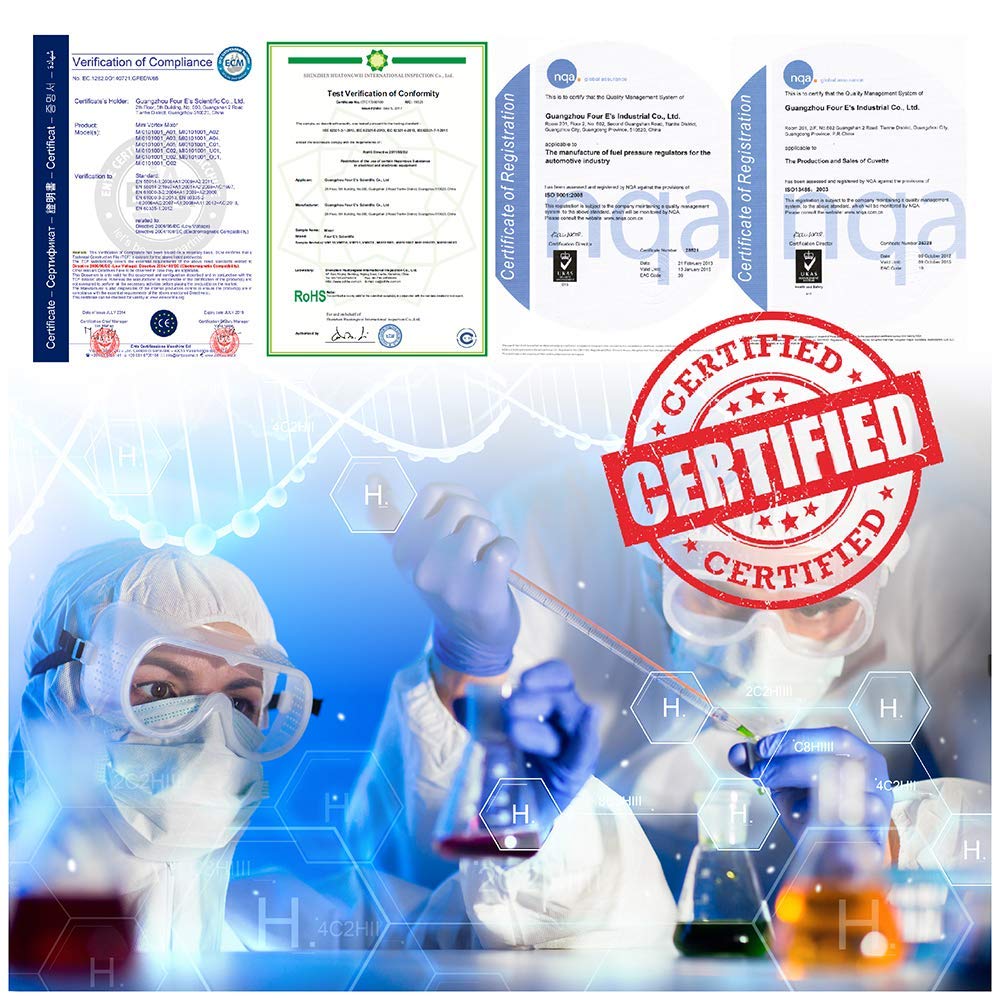 FOUR E'S SCIENTIFIC 5000 RPM Vortex Mixer Paint Shaker, Fast Mixing Touch Mode for Miniature Paint, Lash Extensions Adhesive, Nail Polish