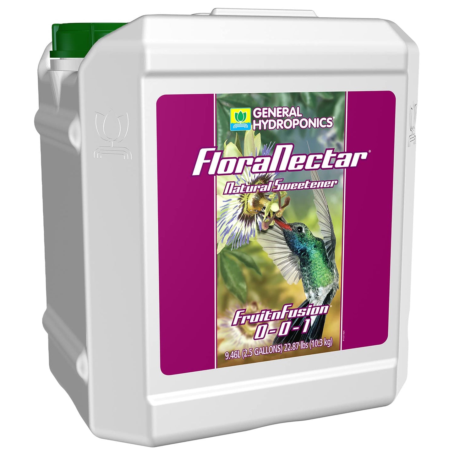 General Hydroponics FloraNectar FruitnFusion, Sweetener, 0-0-1, 1 qt., White