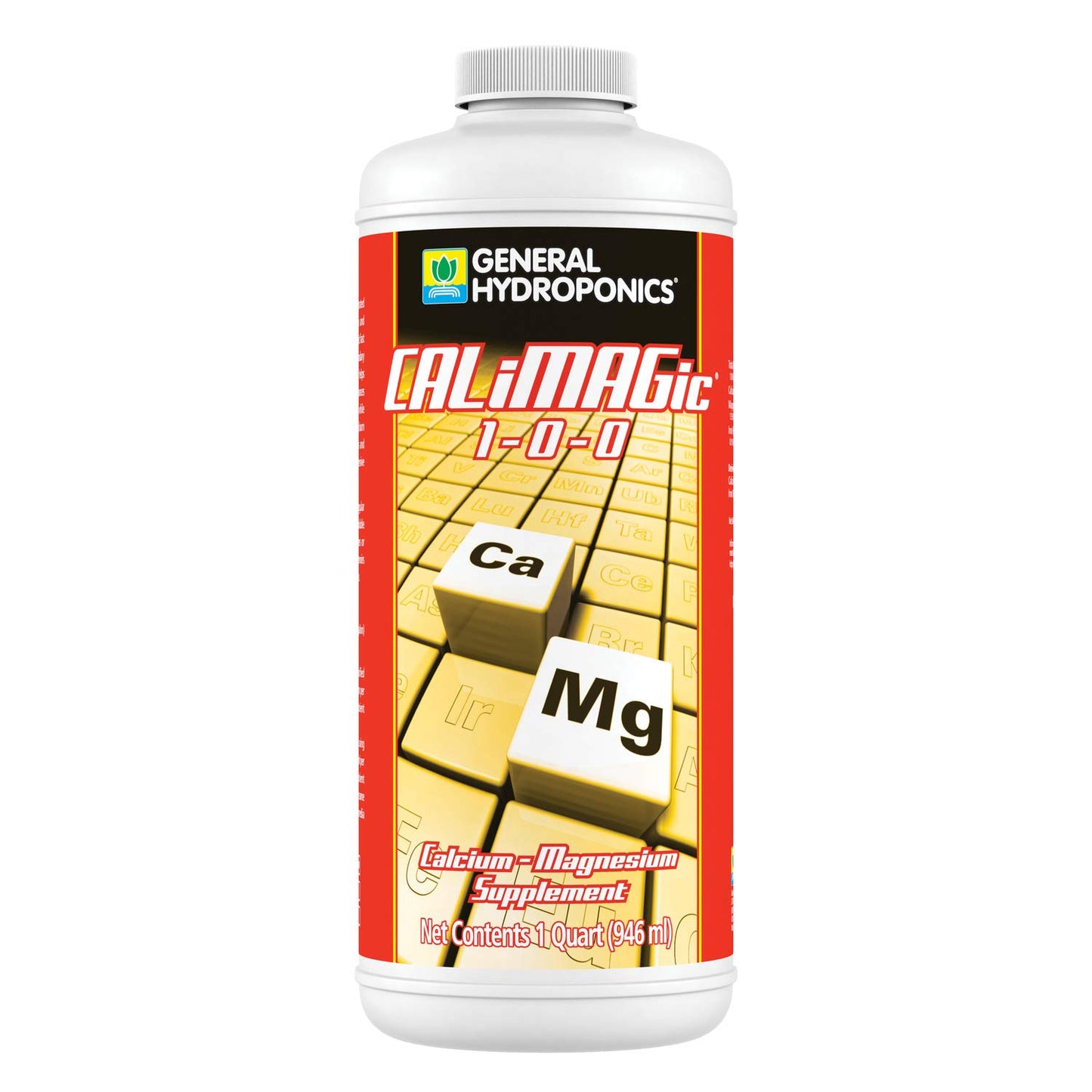 General Hydroponics CALiMAGic 1-0-0, Concentrated Blend Of Calcium & Magnesium, Secondary Nutrient Deficiencies Helps Prevent Blossom End Rot & Tip Burn, Clean, Soluble, 1-Gallon