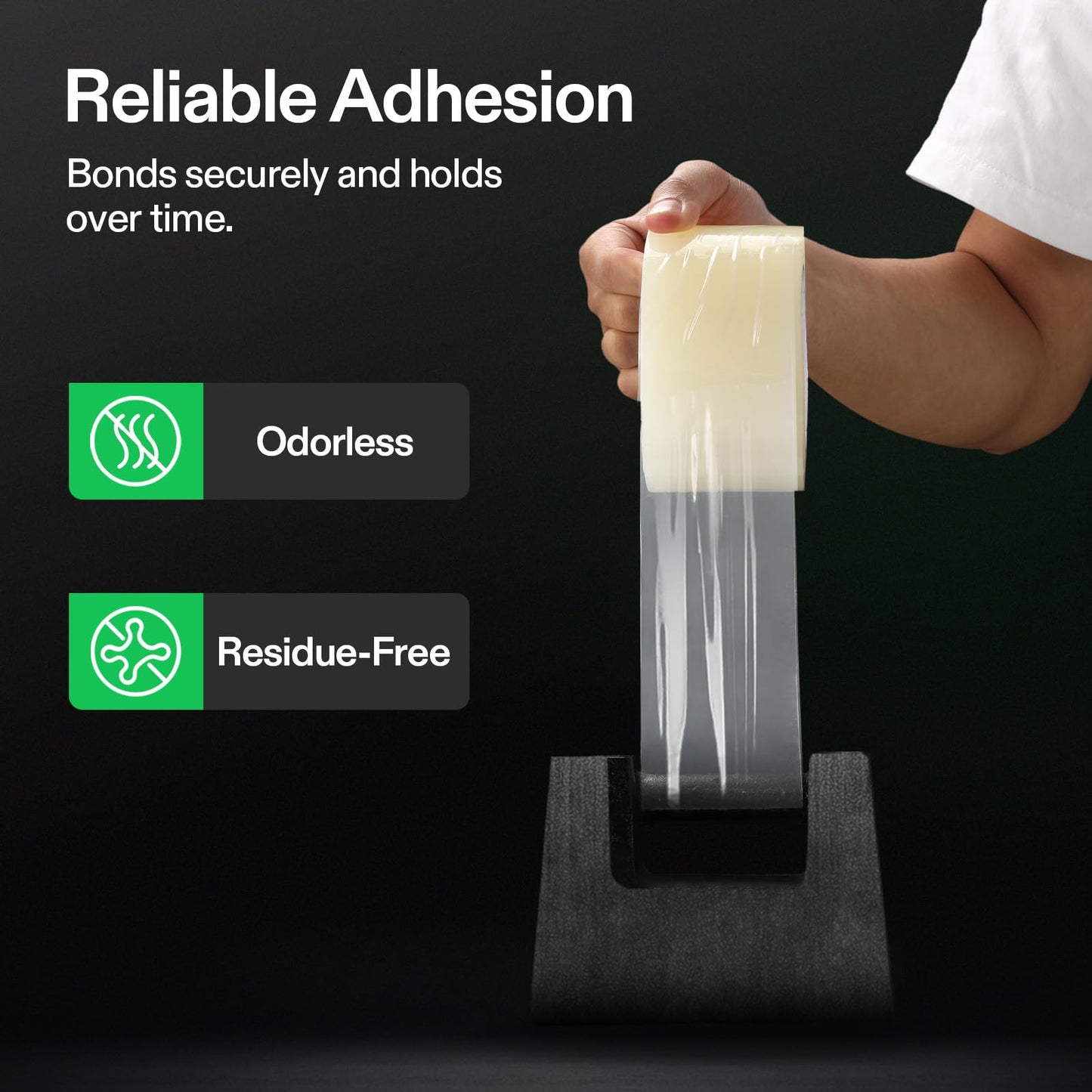 VIVOSUN Greenhouse Repair Tape, 6.3 mil 3" x 108' Weatherproof Clear Poly Patch Tape, Heavy Duty Greenhouse Sheeting Coverings Film Tape for Plastic Sheeting and Tents