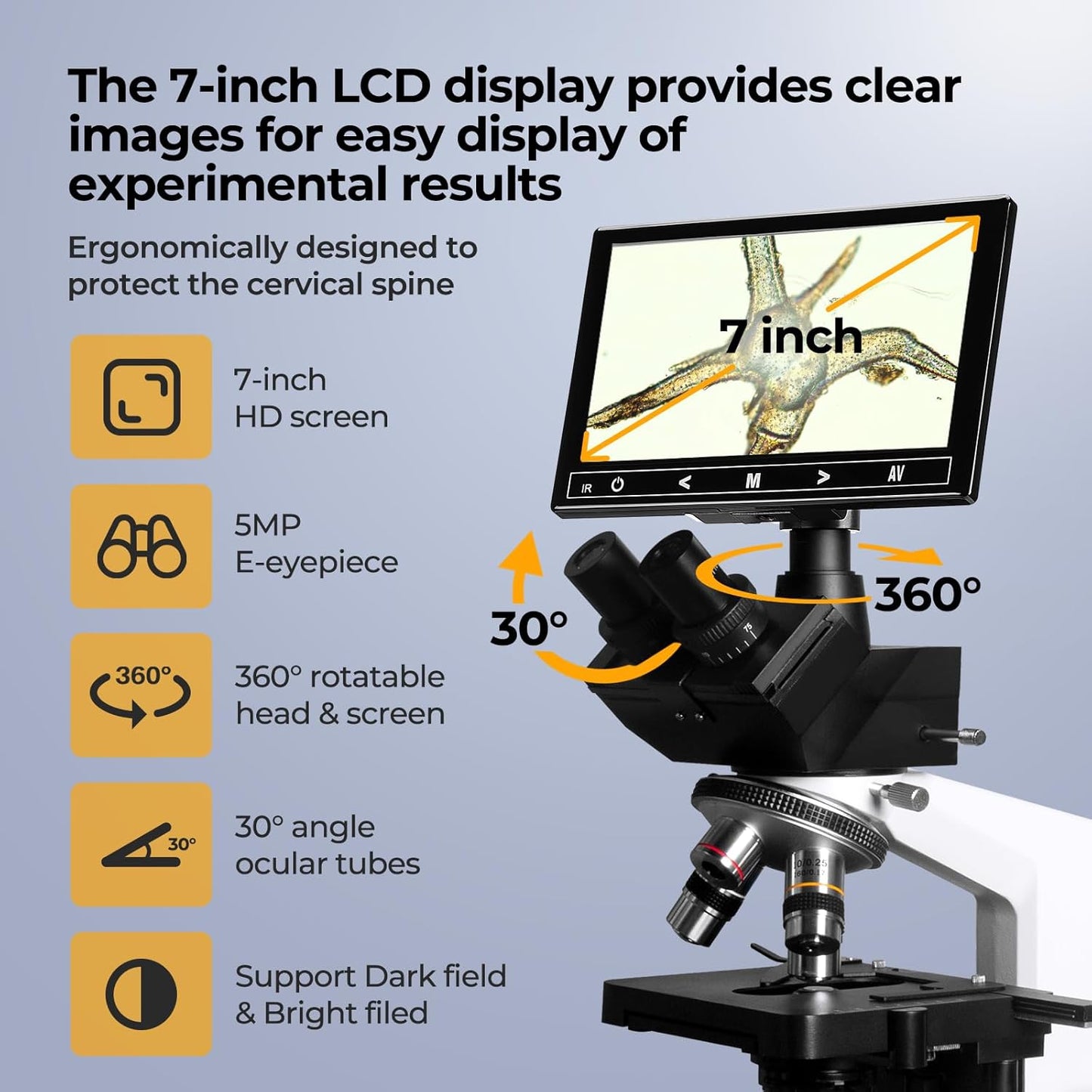 Darkfield Microscope with Dust Cover