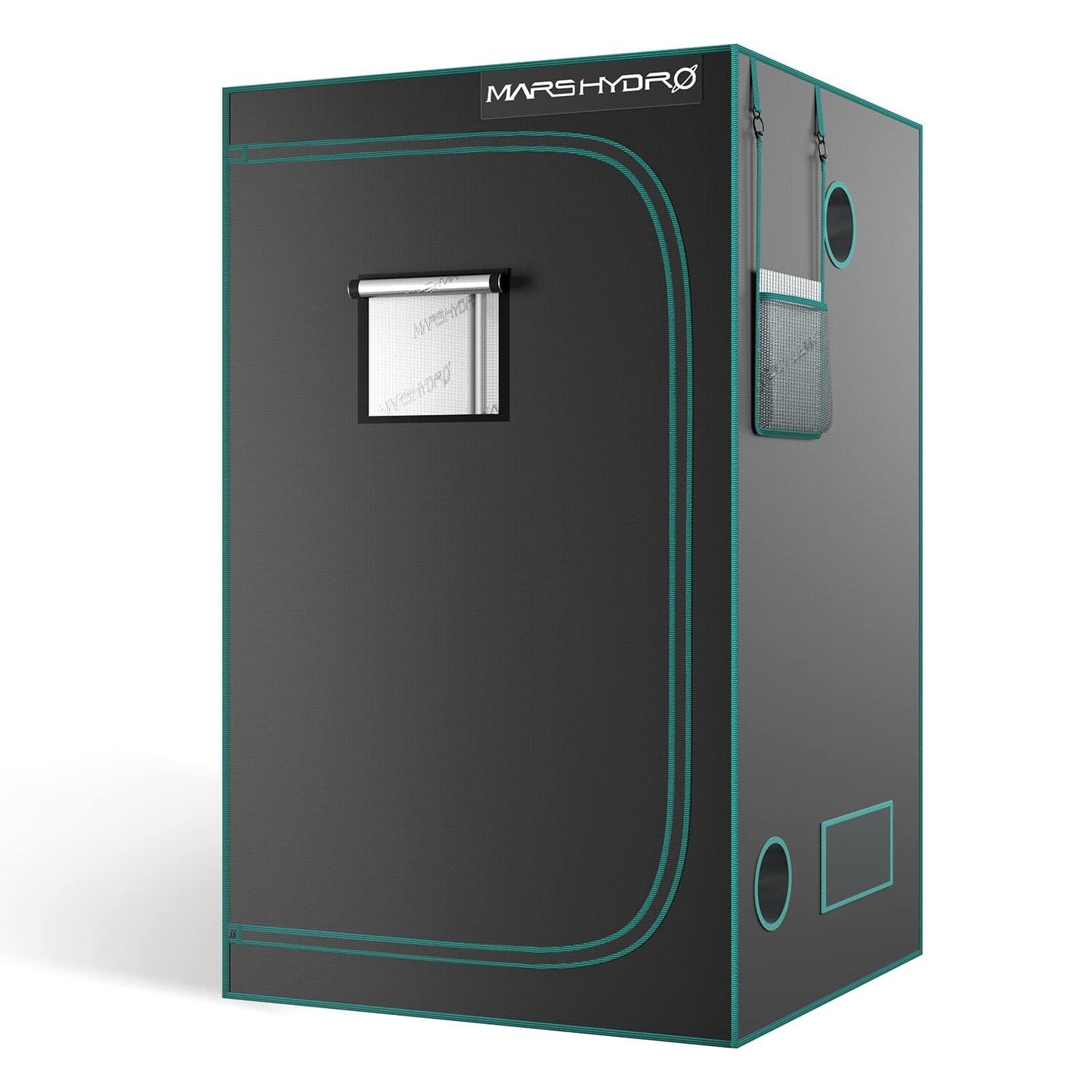 MARS HYDRO 2x2 Advanced Grow Tent, 24"x24"x55" High Reflective Mylar 1680D for Hydroponics Indoor Plant Growing, with Observation Window,Floor Tray and Smooth Zipper for TS600/TS1000
