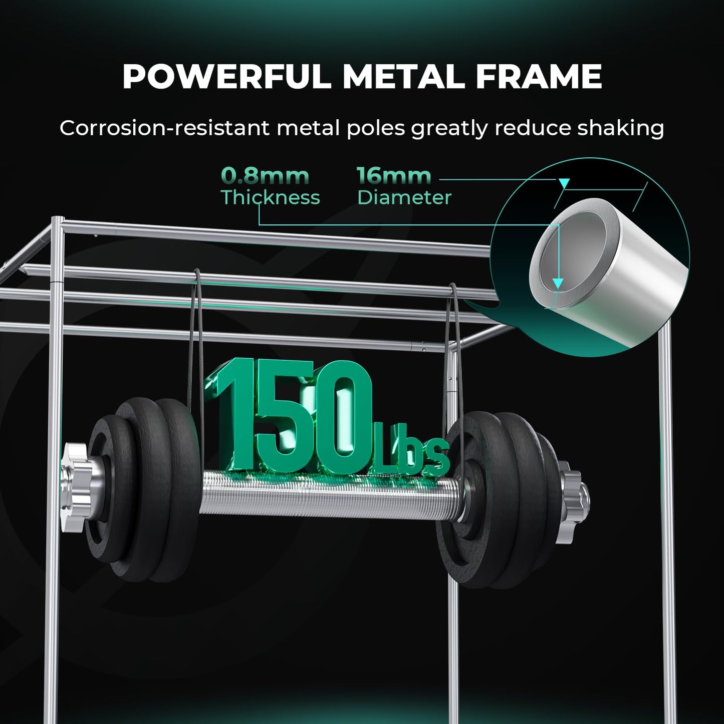 MARS HYDRO 2x2 Advanced Grow Tent, 24"x24"x55" High Reflective Mylar 1680D for Hydroponics Indoor Plant Growing, with Observation Window,Floor Tray and Smooth Zipper for TS600/TS1000