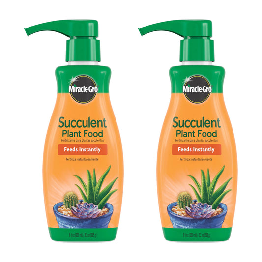 Miracle-Gro Succulent Plant Food, 8 oz., For Succulents including Cacti, Jade, And Aloe