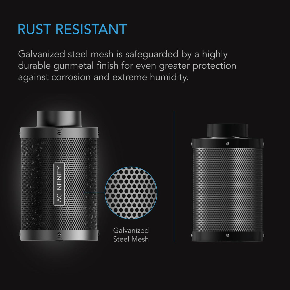 AC Infinity Carbon Filters, Multiple Sizes