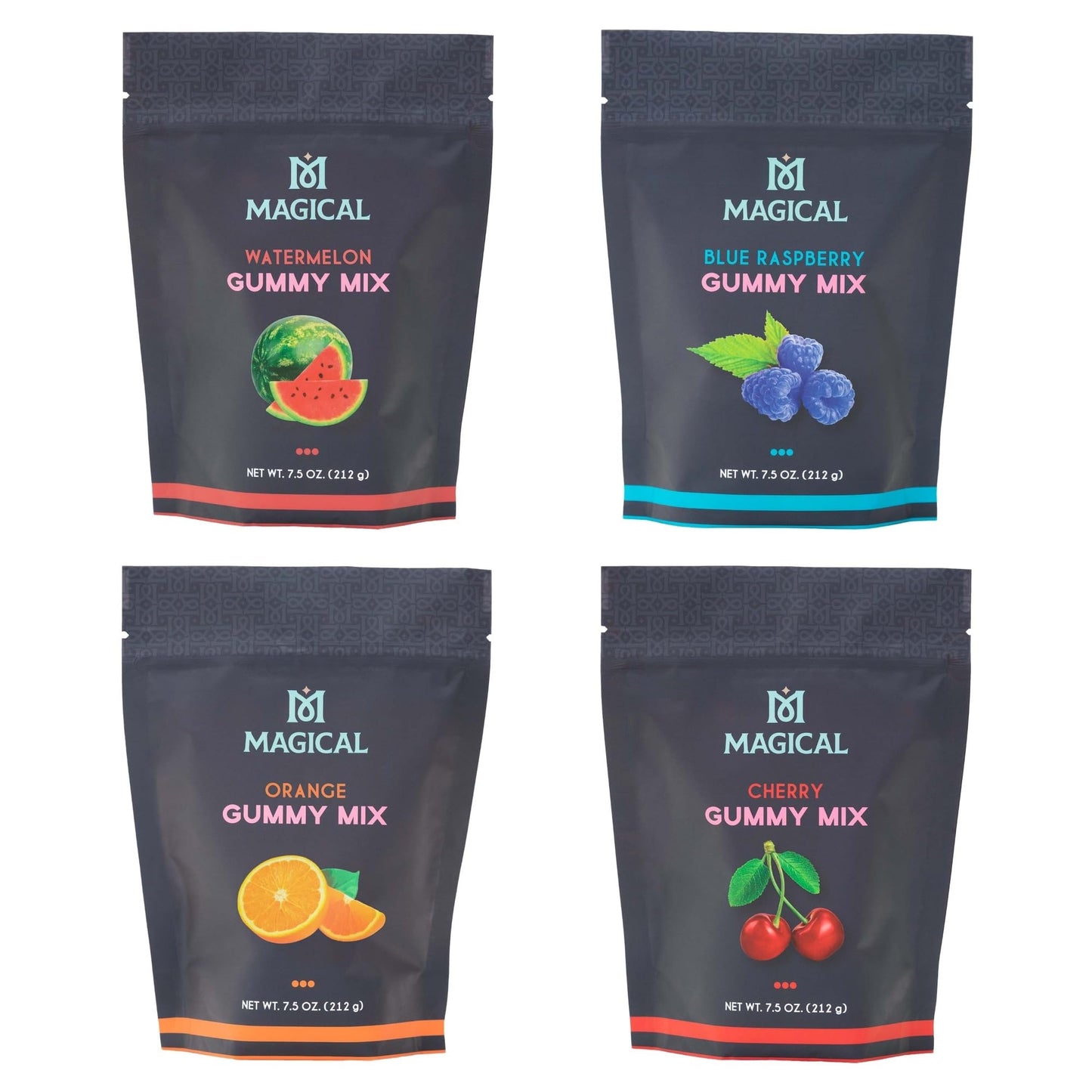 Magical Butter Normal Gummy Mix 4 Pack – Watermelon & Orange – Easy, Warm-Water Candy Mix for Homemade Gummies