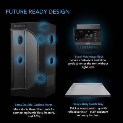 AC Infinity CLOUDLAB Grow Tents, Size and Layout Options