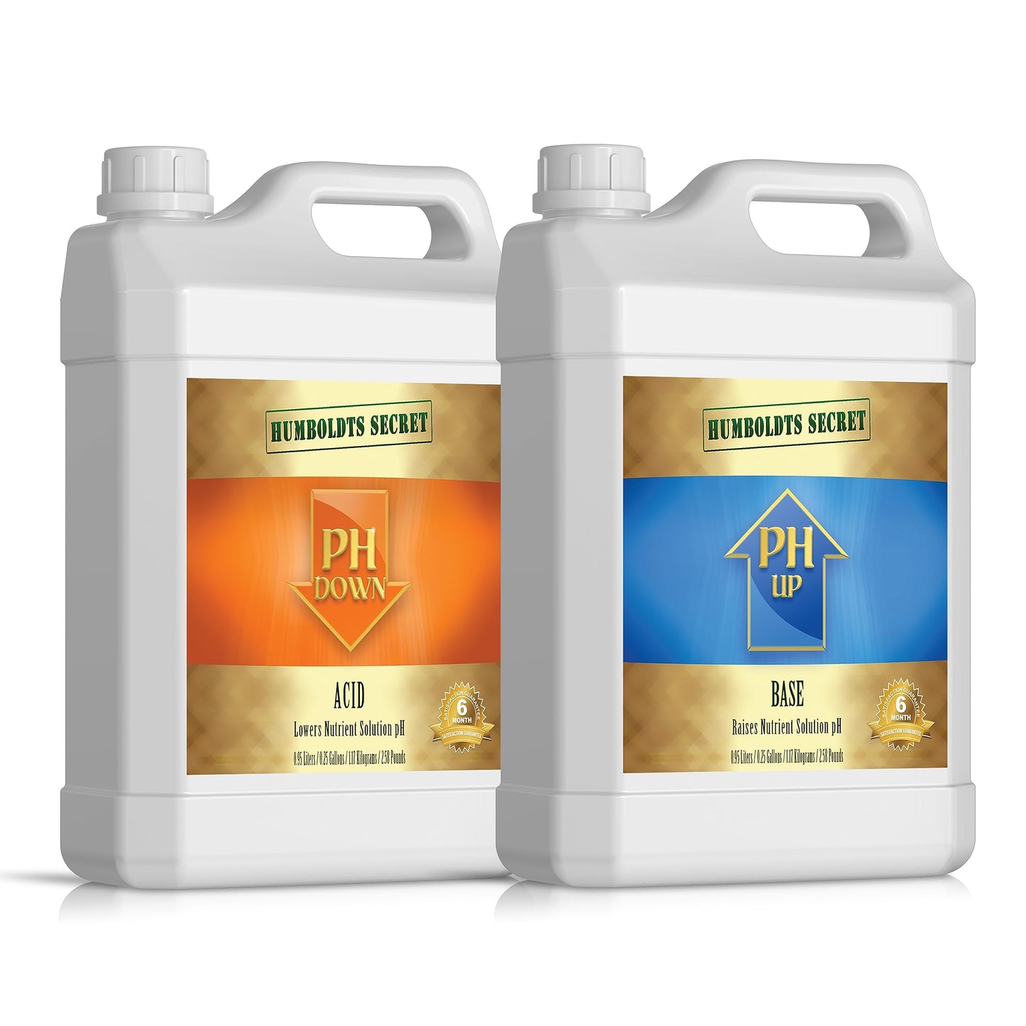 Humboldts Secret pH Up and pH Down Control Kit | Liquid Nutrient Solution Balancer for Plants | for Soil, Hydroponic, Coco, and DWC Systems | Supports Nutrient Absorption and Growth | 32 Ounce