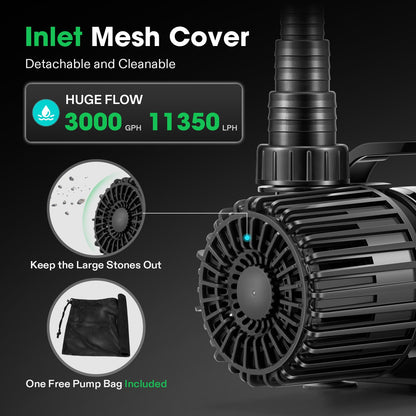 VIVOSUN Submersible Water Pumps, Multiple Flow Options