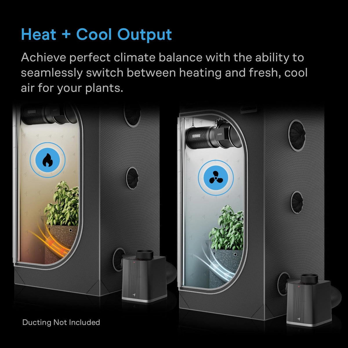AC Infinity THERMOFORGE Heaters and Hose Accessory Options