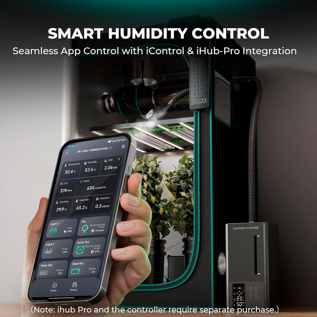 MARS HYDRO Plant Humidifiers, Multiple Capacities