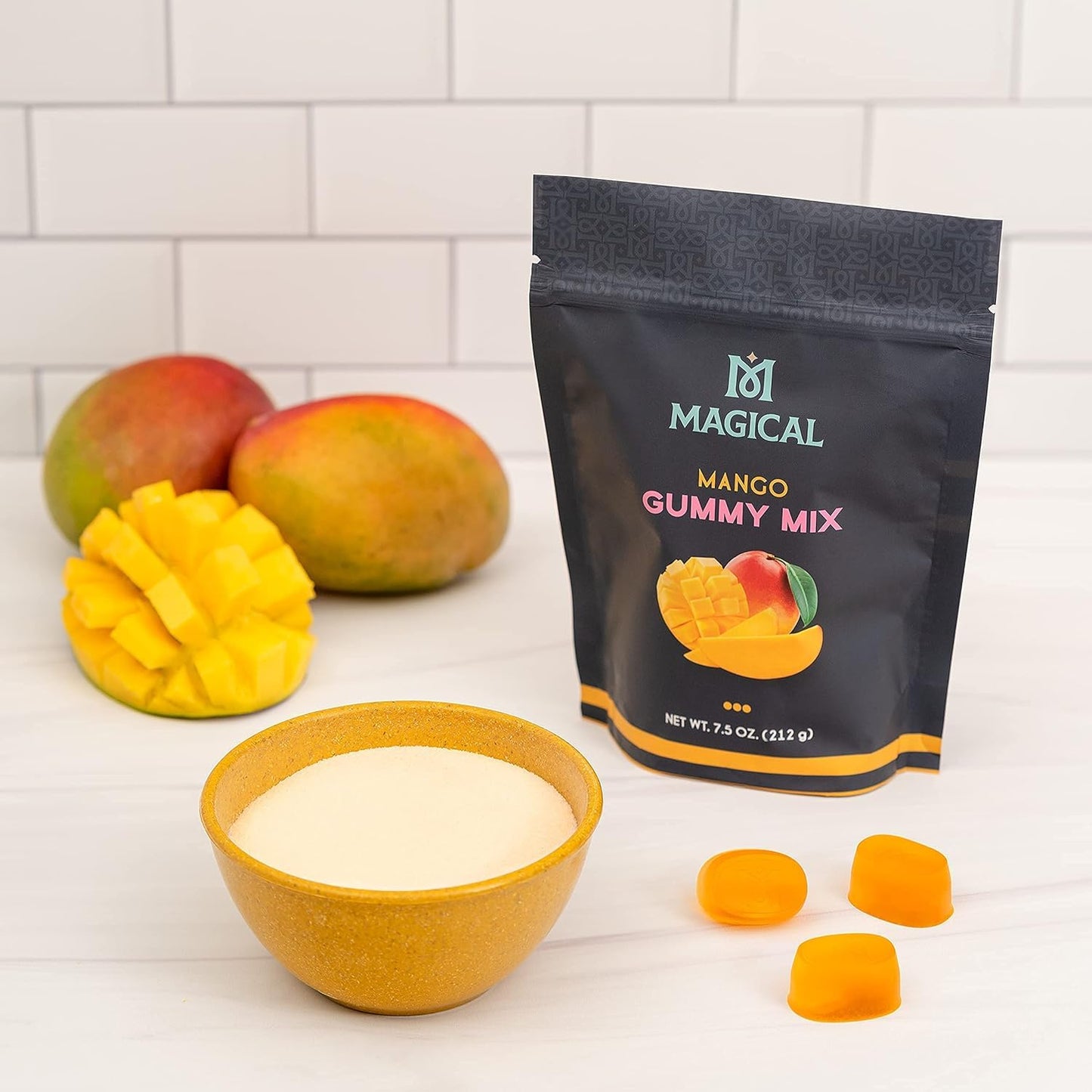 Magical Butter Normal Gummy Mix 4 Pack – Watermelon & Orange – Easy, Warm-Water Candy Mix for Homemade Gummies