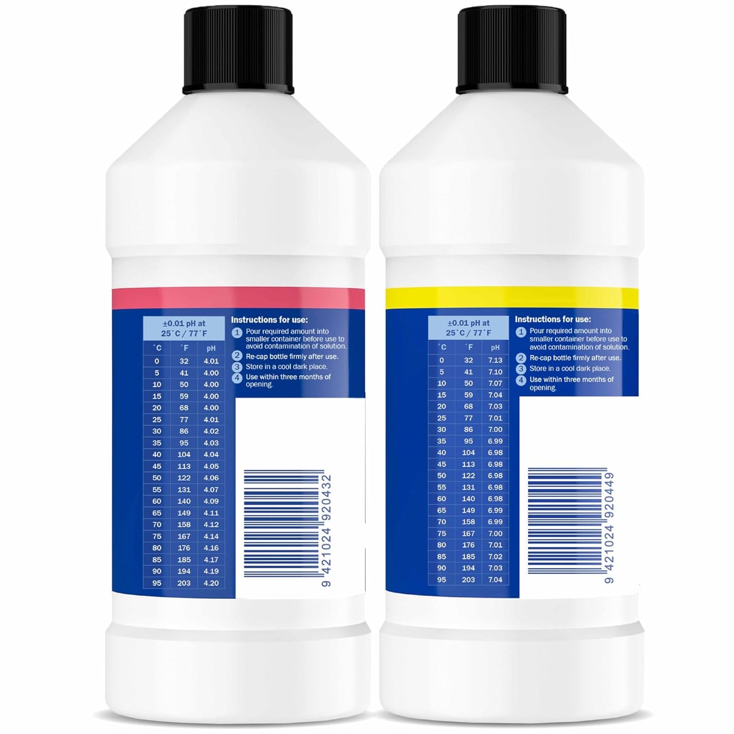 Bluelab pH 4.0 & 7.0 Calibration Solution Kit - pH Meter & pH Pen Calibration for Balanced Nutrient Solution NIST Traceable | Hydroponics, Gardening & Growing Tents (500 ml/ 16.9 Fl Oz Each)