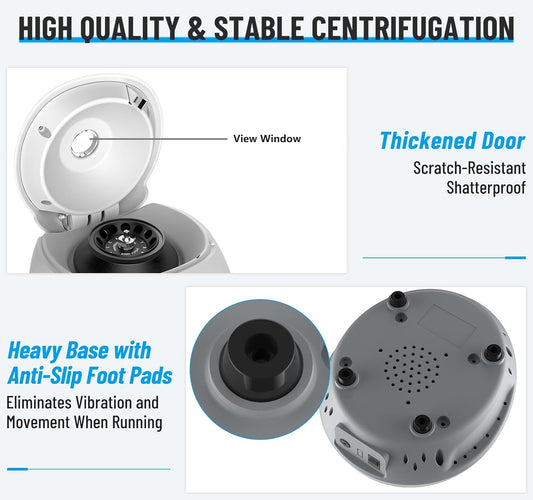 FOUR E'S SCIENTIFIC 500-15000 RPM Lab Benchtop Centrifuge, Model CF0201002