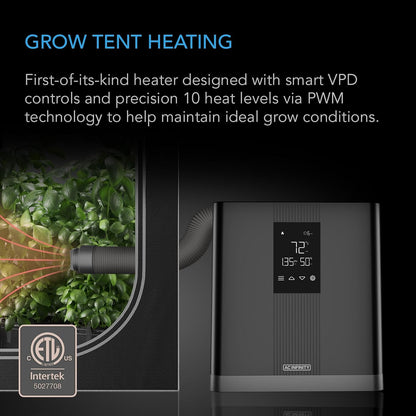 AC Infinity THERMOFORGE Heaters and Hose Accessory Options