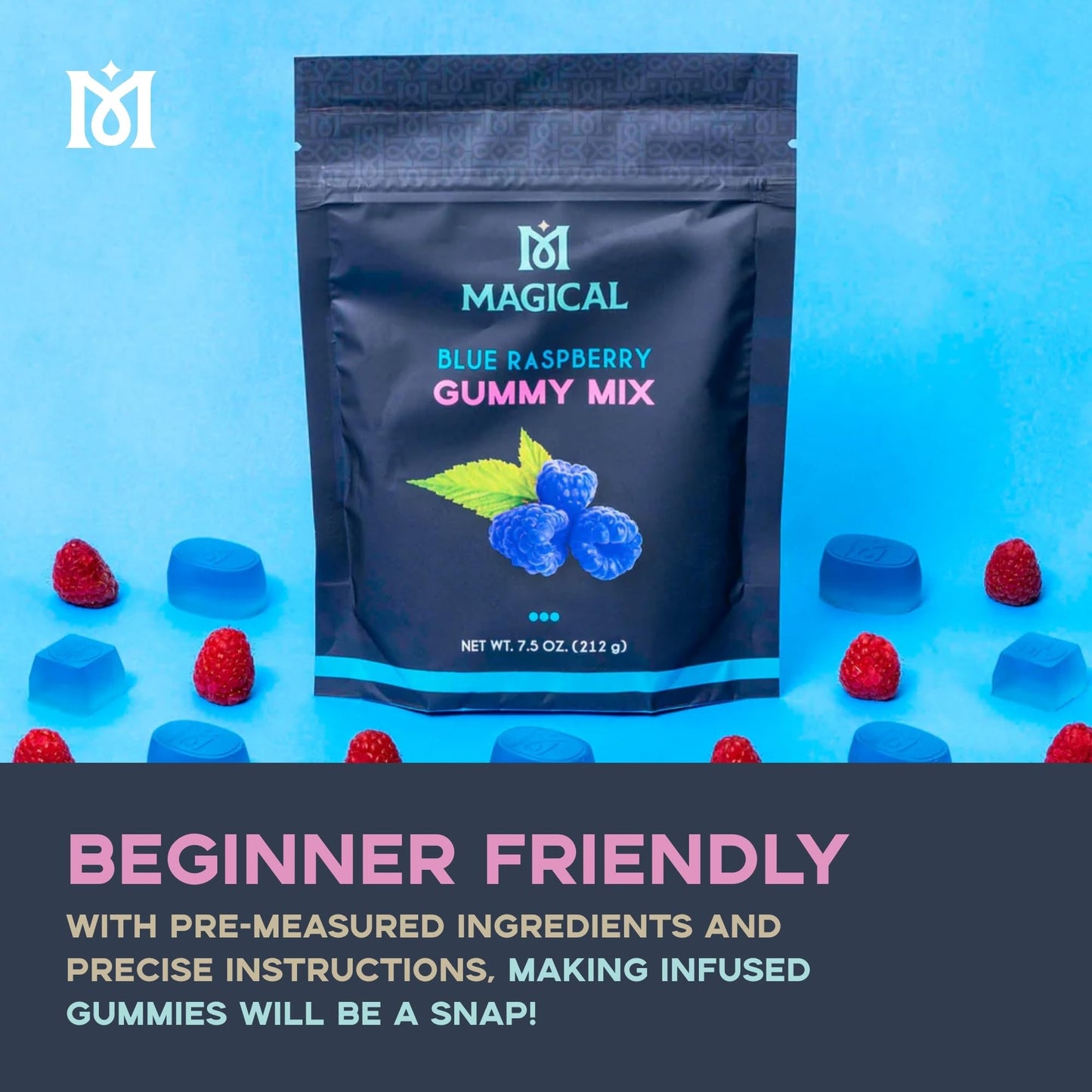 Magical Butter Normal Gummy Mix 4 Pack – Watermelon & Orange – Easy, Warm-Water Candy Mix for Homemade Gummies