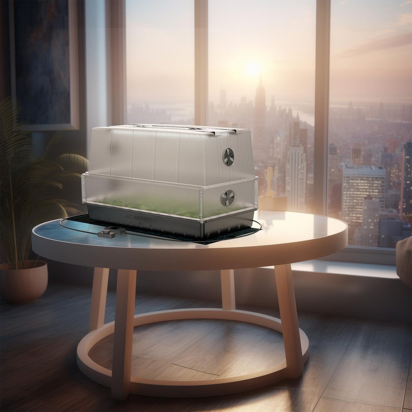 AC Infinity Humidity Dome, Heavy-Duty Germination Kit with 3 mm Thickest Dome, Sturdy Drip Tray, 5x8 Cell Seedling Tray, Vented Height Extension Panels, for Seed Starting, Propagation, Cloning Plants