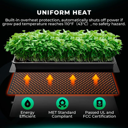 MARS HYDRO Seedling Heat Mats and Kits, Multiple Sizes