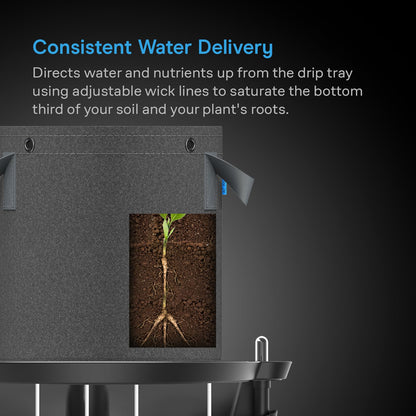 AC Infinity Self-Watering Pot Bases, Standard and XL Options