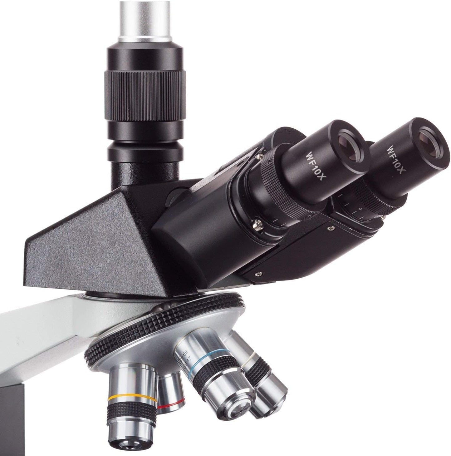 AmScope T490B Compound Trinocular Microscope, 40X-2000X Magnification, Halogen Light, Abbe Condenser, 2-Layer Mechanical Stage, High-Resolution Optics, Awarded No. 6 Among The Top 10 Microscopes 2016