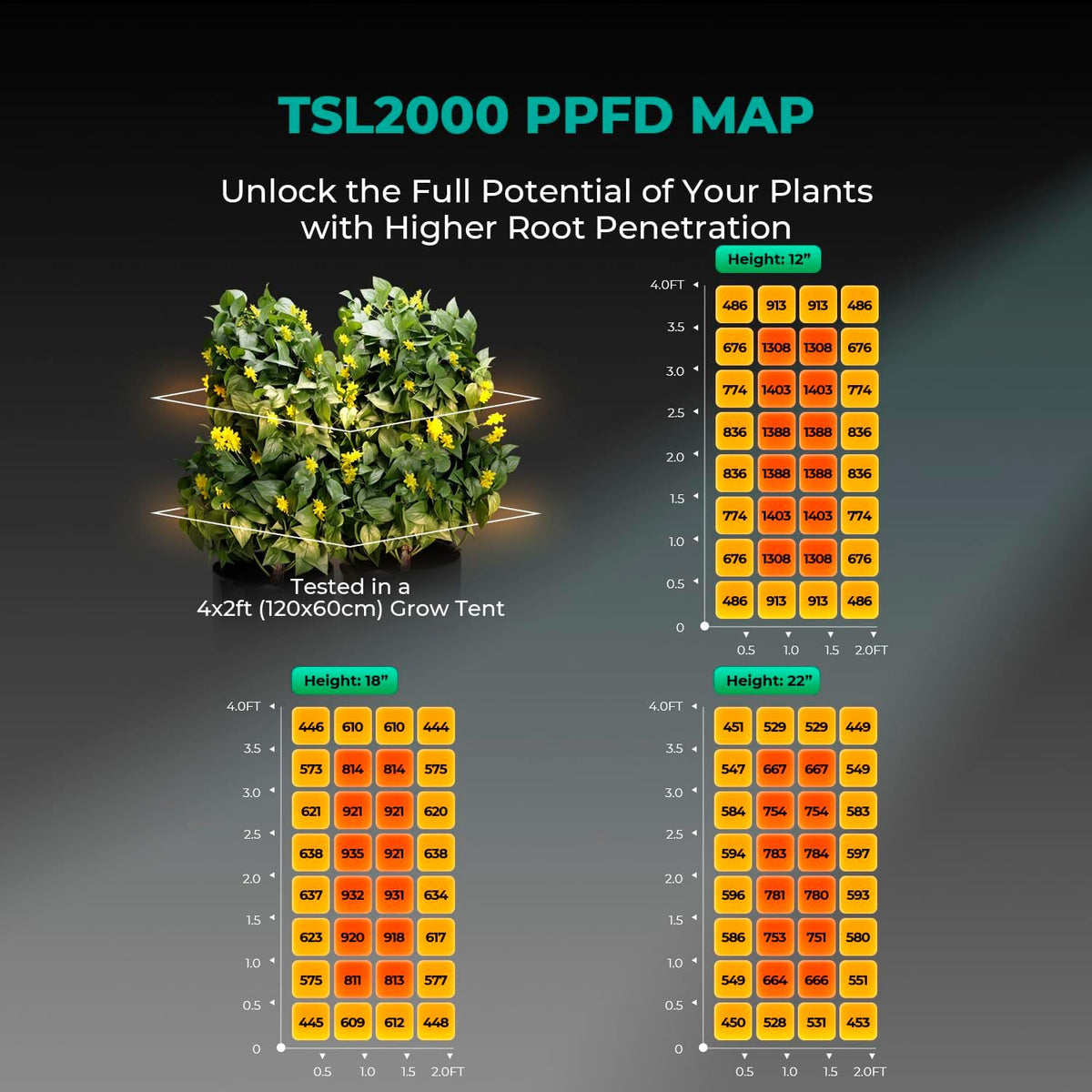 MARS HYDRO LED Grow Lights, Multiple Panel Sizes