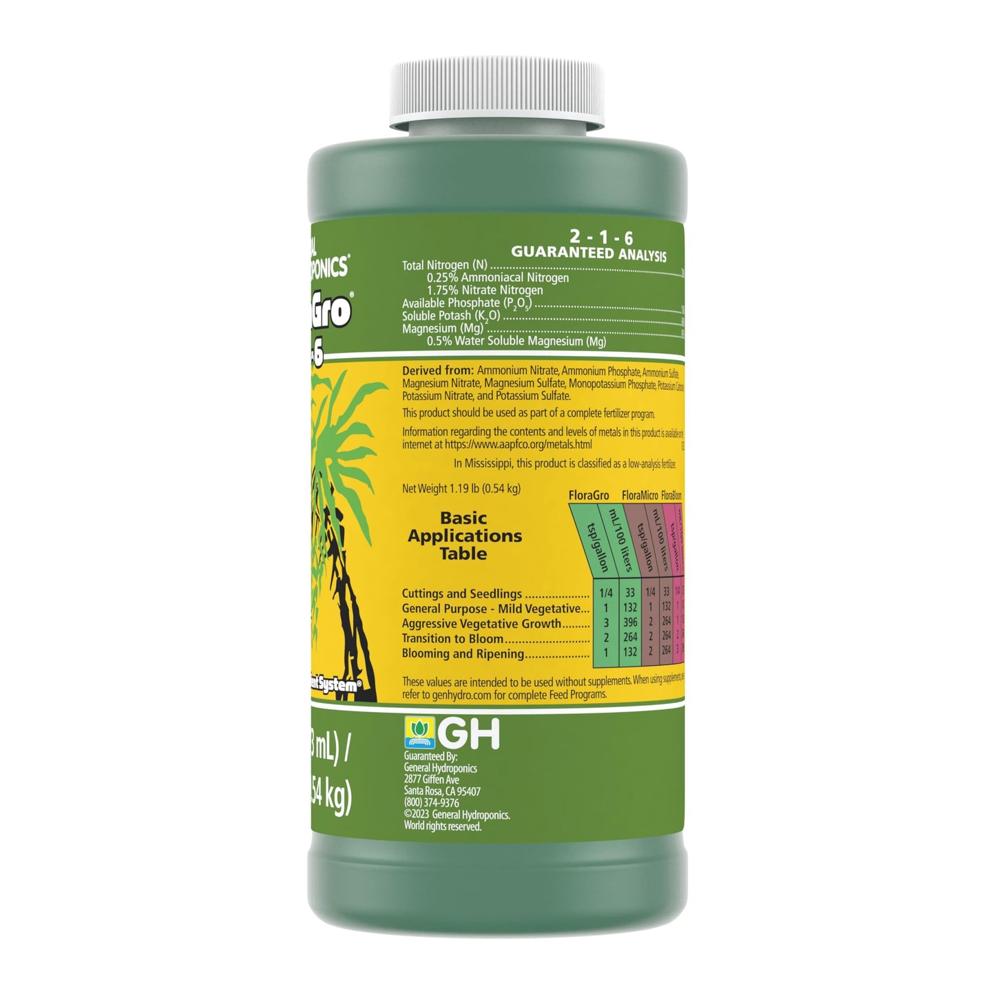 General Hydroponics FloraMicro, 1 Gallon