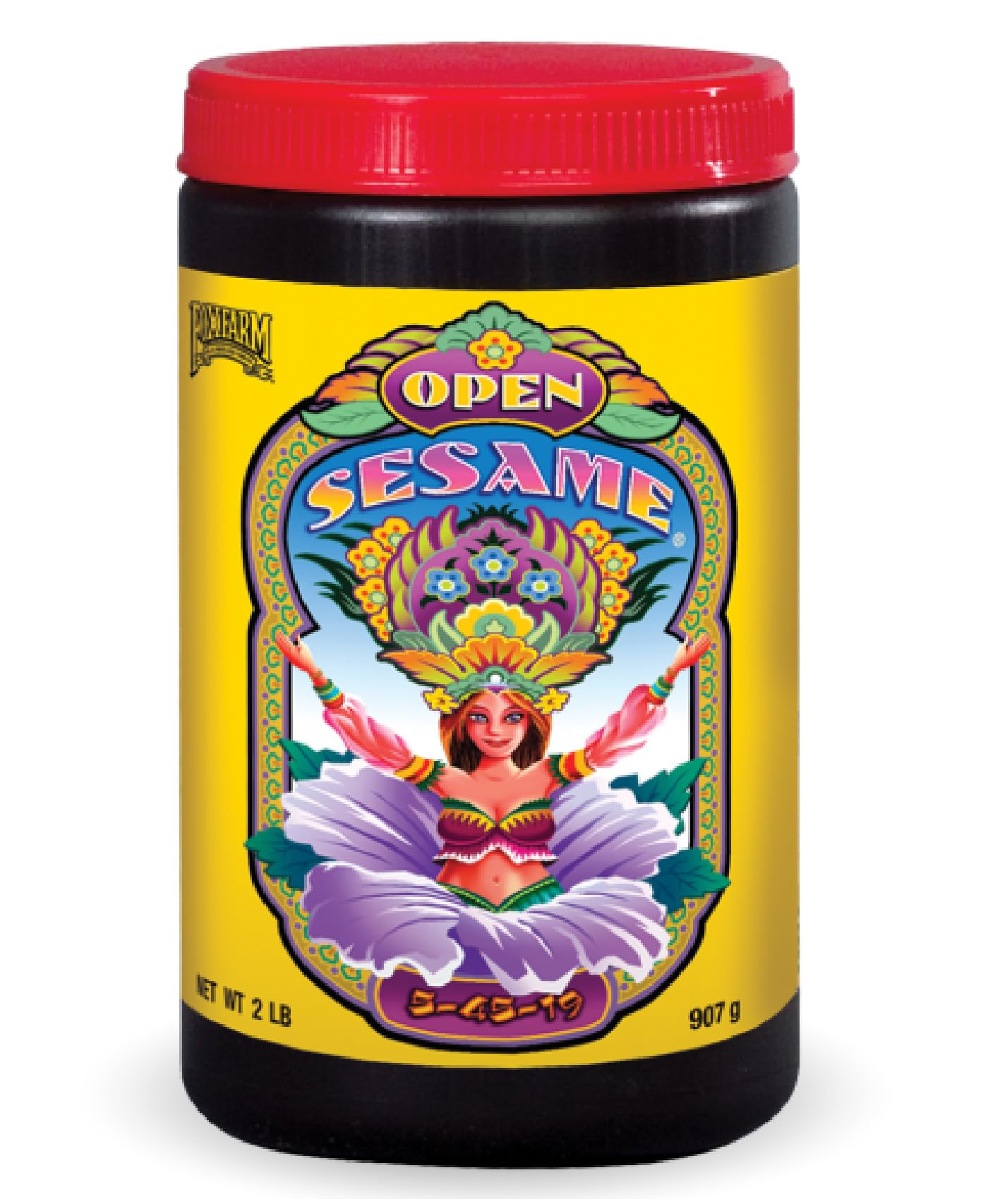 FoxFarm Open Sesame Soluble Fertilizer, High-Phosphorus Fertilizer for Early Blooming, pH Balanced - Supports Bud Development, NPK 5-45-19 (6 oz)