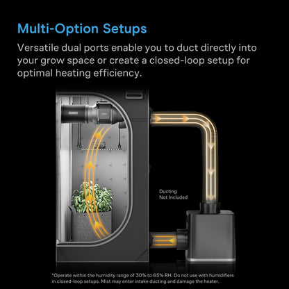 AC Infinity THERMOFORGE Heaters and Hose Accessory Options