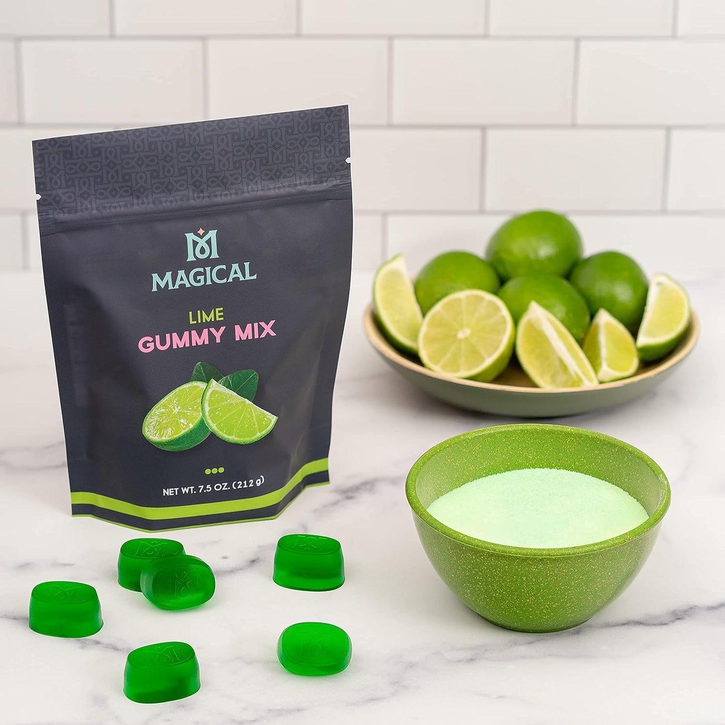 Magical Butter Normal Gummy Mix 4 Pack – Watermelon & Orange – Easy, Warm-Water Candy Mix for Homemade Gummies