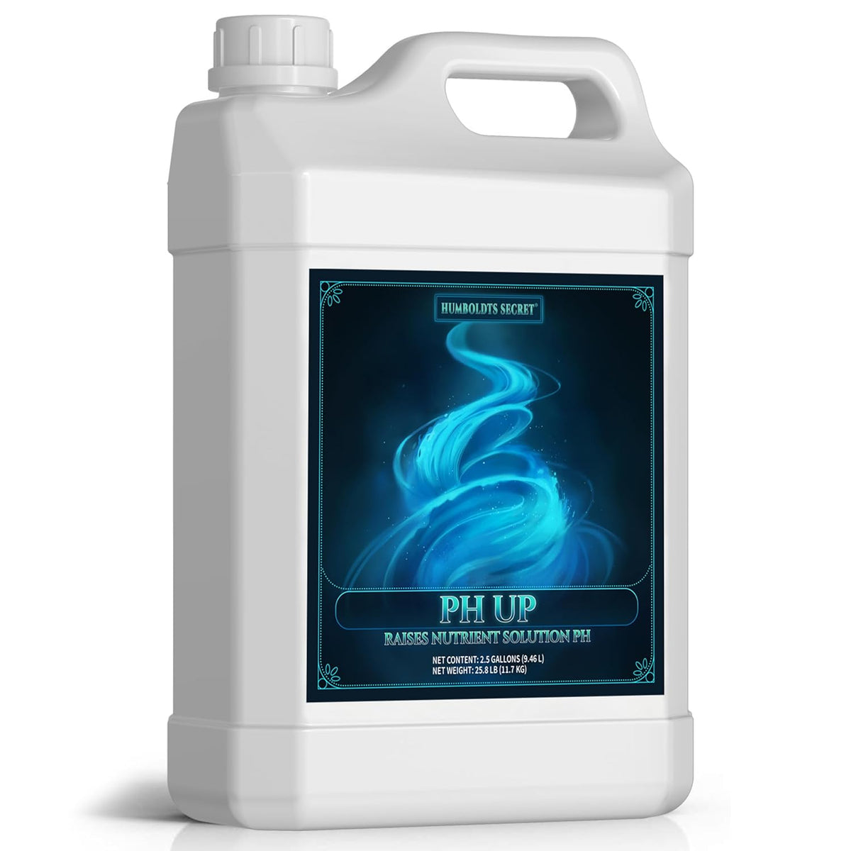 Humboldts Secret pH Up for Plants, Potassium Hydroxide, Liquid, 2.5 Gallon