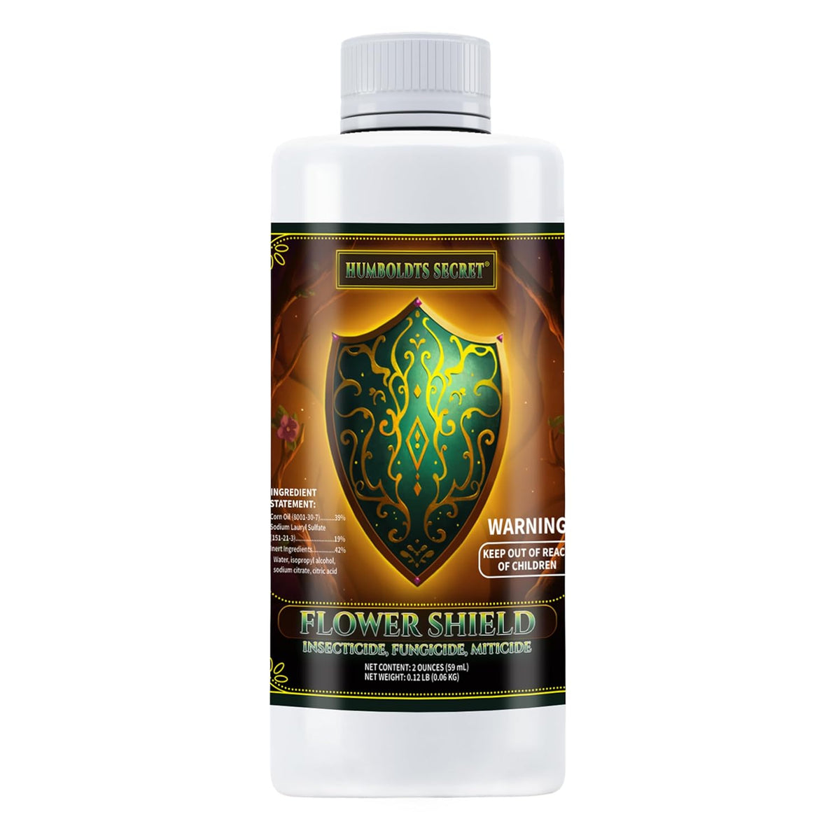 Humboldts Secret Flower Shield, Oil-Based Plant Care Spray, Liquid, 2 Ounce
