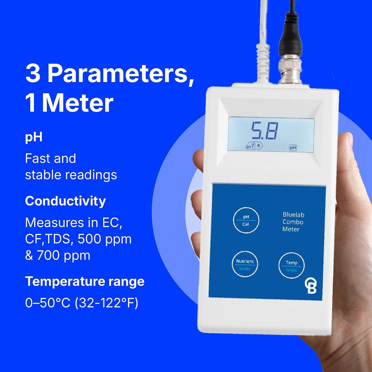 Bluelab Combo Meters and Carry Case Options