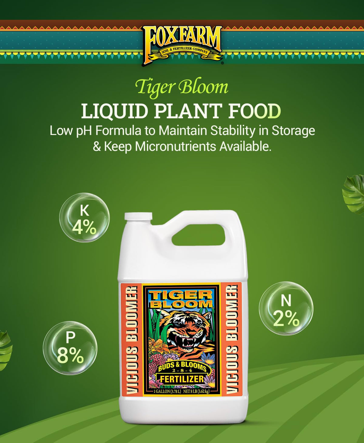 FoxFarm Tiger Bloom Liquid Plant Food