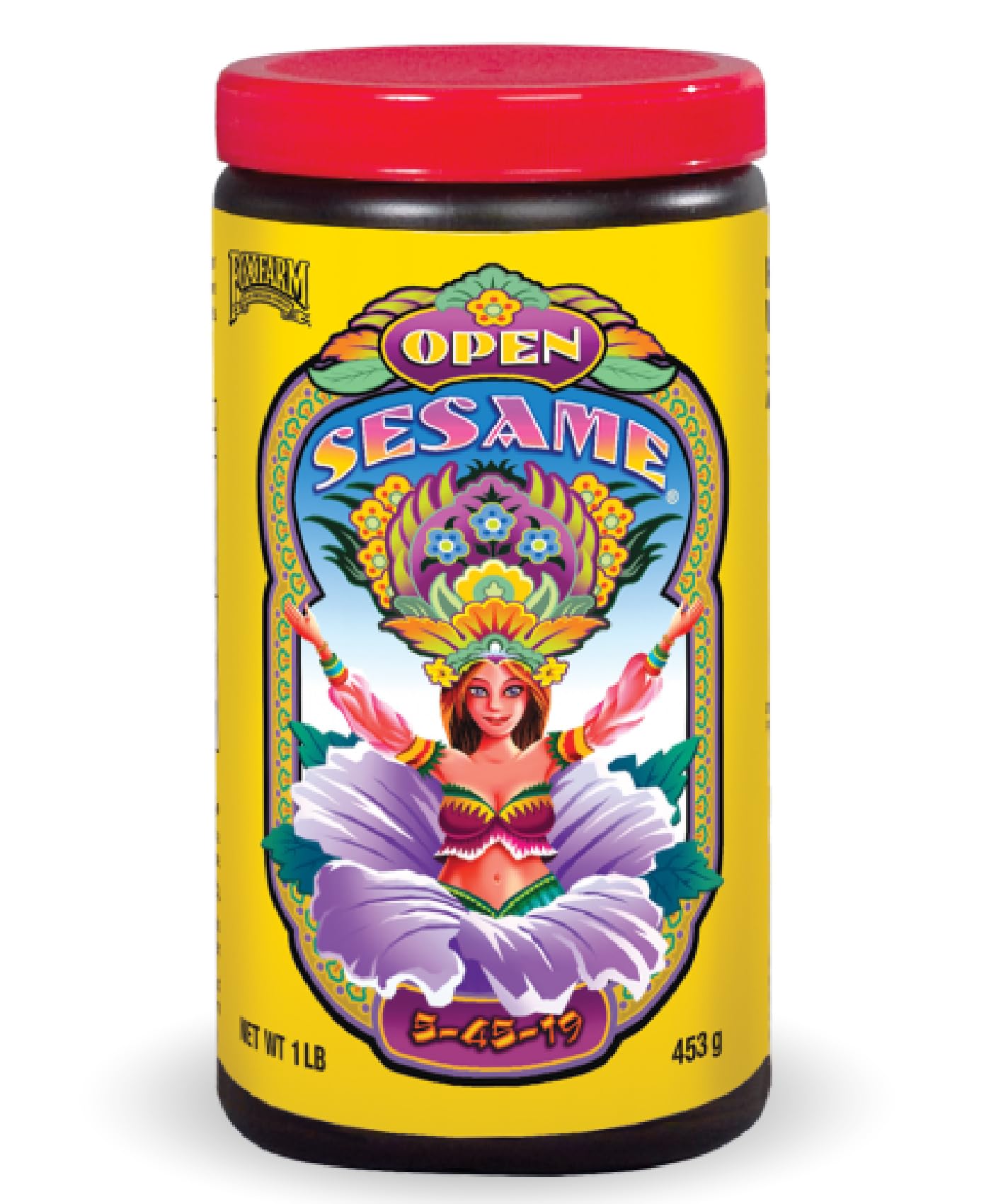 FoxFarm Open Sesame Soluble Fertilizer, High-Phosphorus Fertilizer for Early Blooming, pH Balanced - Supports Bud Development, NPK 5-45-19 (6 oz)