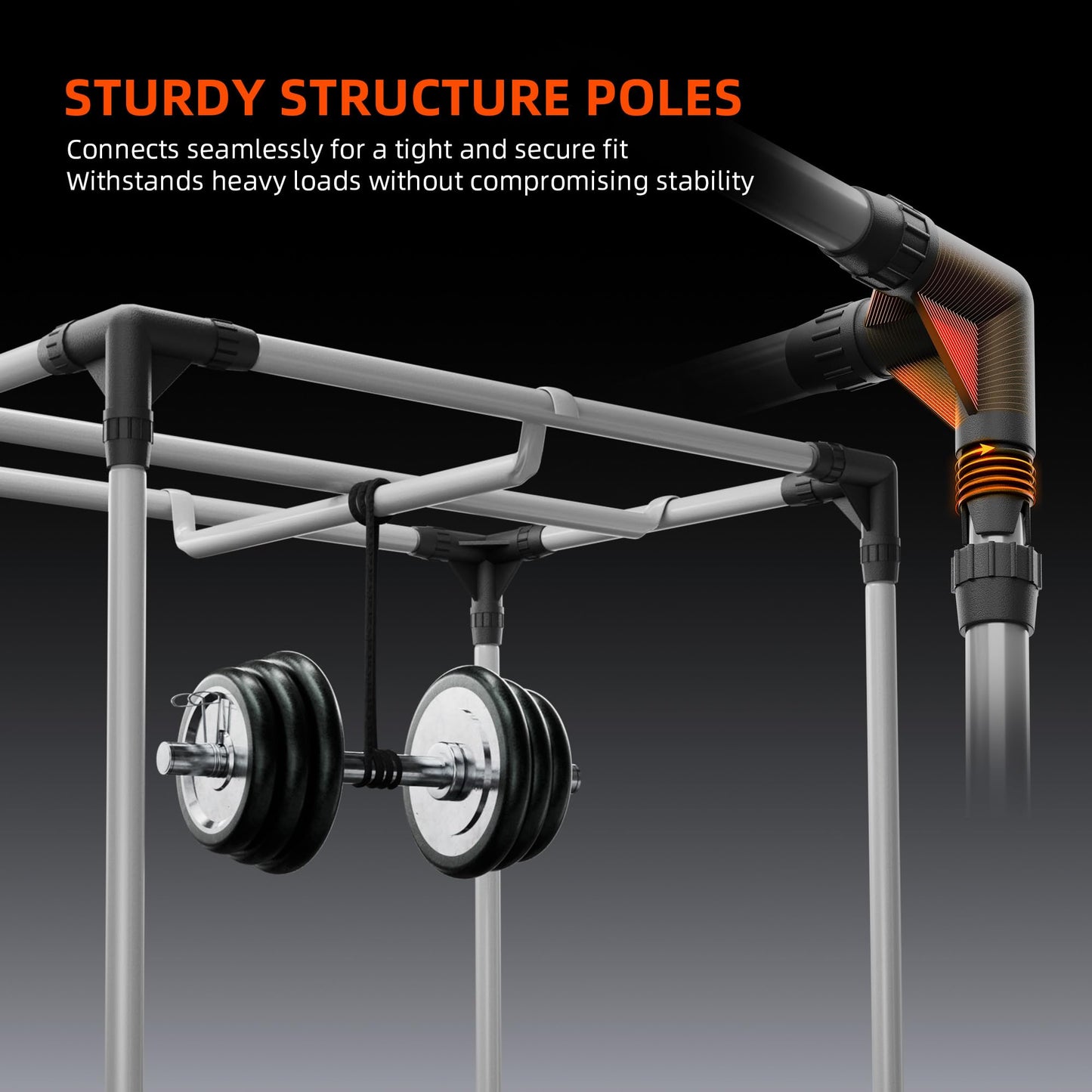 Spider Farmer Pro Series 4.6x2.3x6.6 Grow Tent, 55"x28"x80" with Roll-up Door, Observation Window Floor Tray, 2000D Thicken Mylar Canvas, 4x2 for Hydroponic Indoor Growing for SF2000, SE4500, G4500