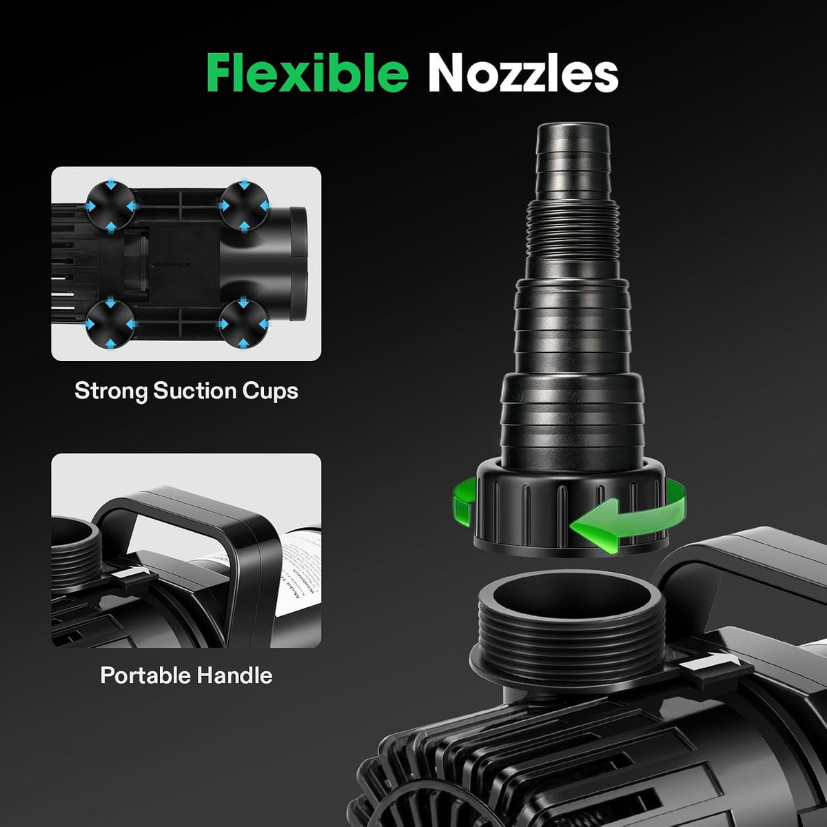 VIVOSUN Submersible Water Pumps, Multiple Flow Options