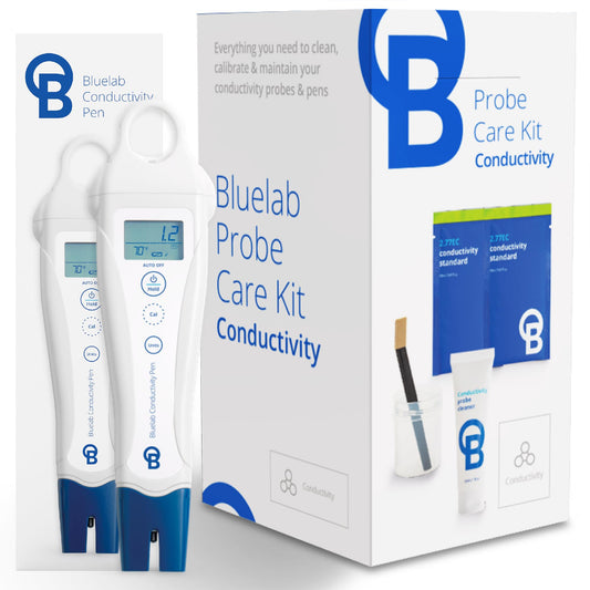 Bluelab PENCON Conductivity Pen and Digital TDS Meter, Water Tester for Temperature and Nutrient (CF, EC, PPM 500, PPM 700), TDS Testing Kit for Hydroponic System and Indoor Plant Grow