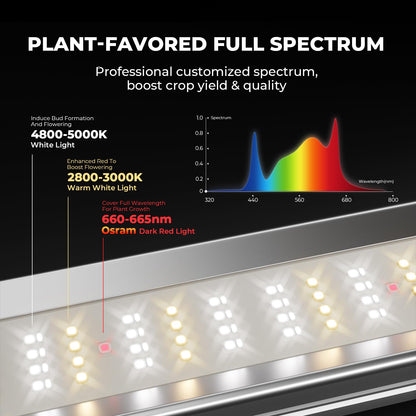 MARS HYDRO FC-E Series Grow Lights, Multiple Coverage Options
