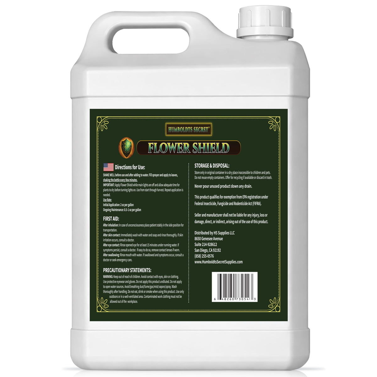 Humboldts Secret Flower Shield Plant Care Spray