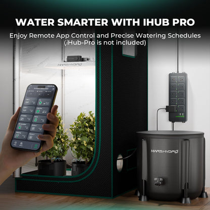 MARS HYDRO Auto Drip Irrigation Kits with 13 Gallon Foldable Bucket