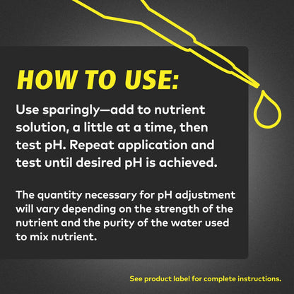 General Hydroponics pH Adjusters, Up and Down Options