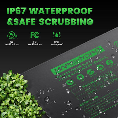 MARS HYDRO Seedling Heat Mats and Kits, Multiple Sizes