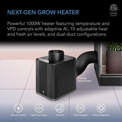 AC Infinity THERMOFORGE Heaters and Hose Accessory Options