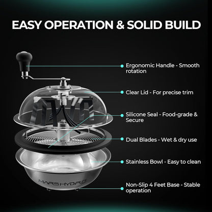 MARS HYDRO Manual Bowl Trimmer