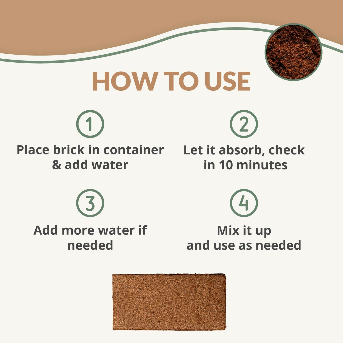 Coco Bliss 650gm Bricks (30-Pack) - Organic Coco Coir for Plants - OMRI-Listed Coco Coir for Garden Soil & Potting Mixes - Coconut Fiber Mixes with Potting Soil for Indoor Plants & Outdoor Plants