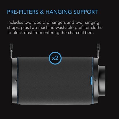 AC Infinity Carbon Filters, Multiple Sizes