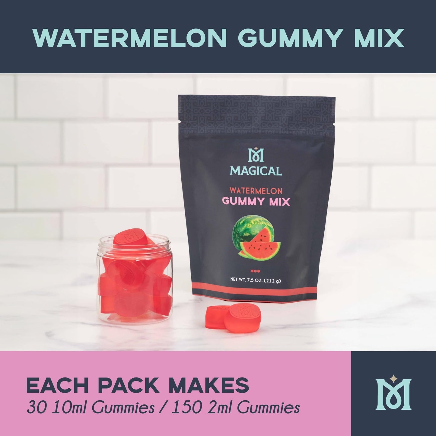 Magical Butter Normal Gummy Mix 4 Pack – Watermelon & Orange – Easy, Warm-Water Candy Mix for Homemade Gummies