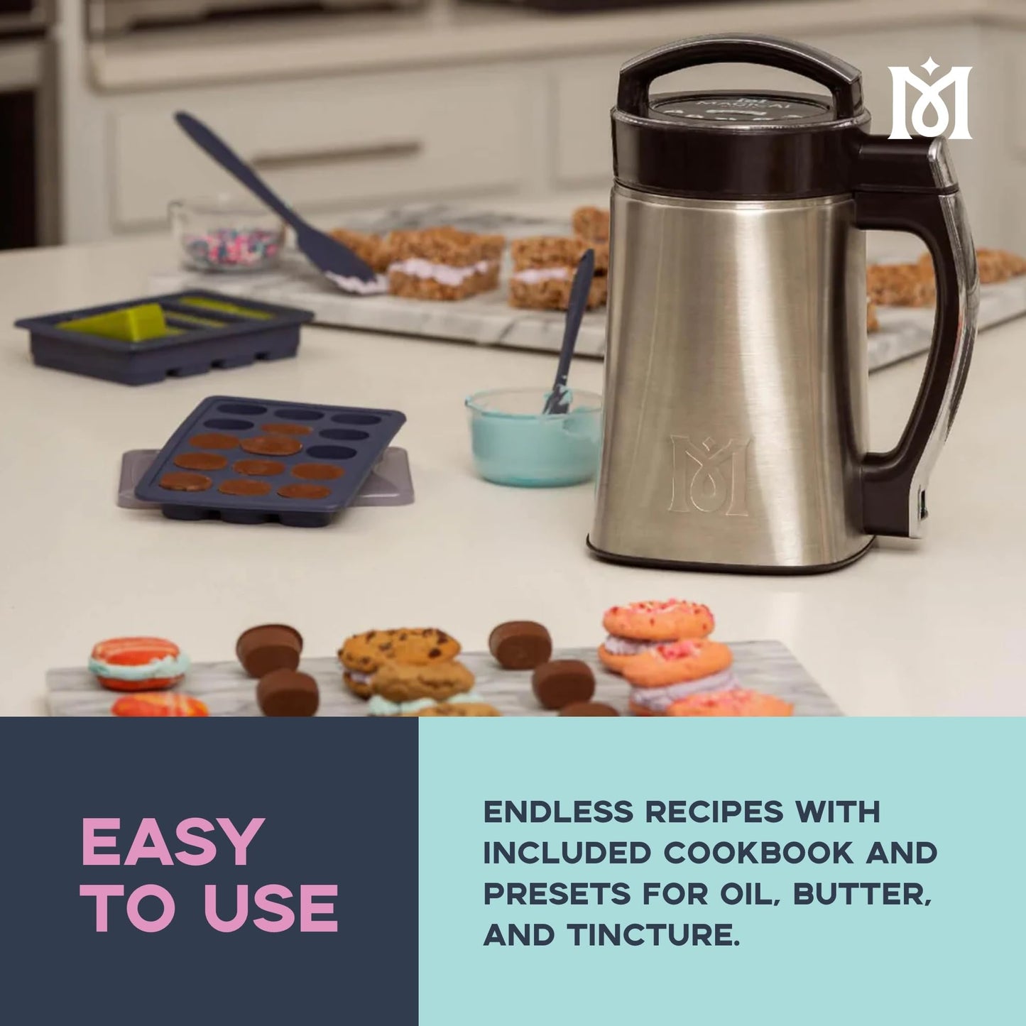 Magical Butter MB2E Machine – Easy Automated Infuser for Oils, Butters, Tinctures & More – Hands-Free Kitchen Botanical Extractor