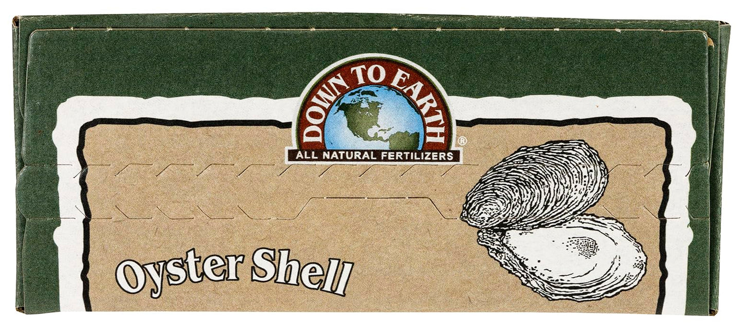 Down To Earth All Natural Fertilizers Organic White Oyster Shell OMRI, 5 lb