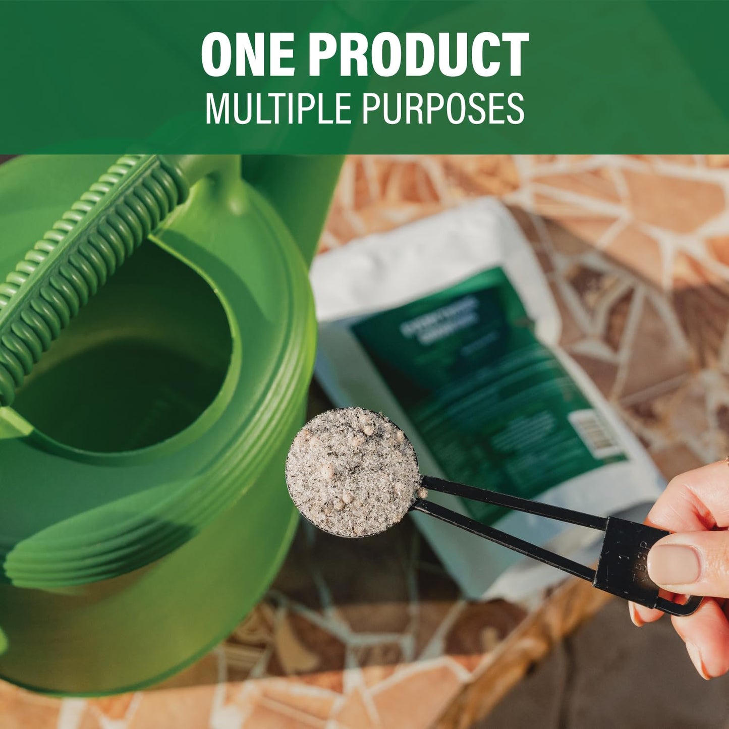 Humboldts Secret Everything Growing 20-20-20 Plant Fertilizer for Lawns, Gardens, Fruit Trees, and House Plants (2 lb) w/ 2-Pack 100:1 Garden Hose End Sprayer | Multipurpose Reusable Bottles (32oz)